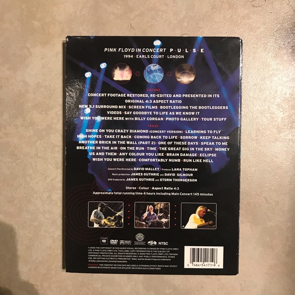 Pinkfloyd 1994 Concert | 2 CDs | DVD | PULSE album - Picture 3 of 3
